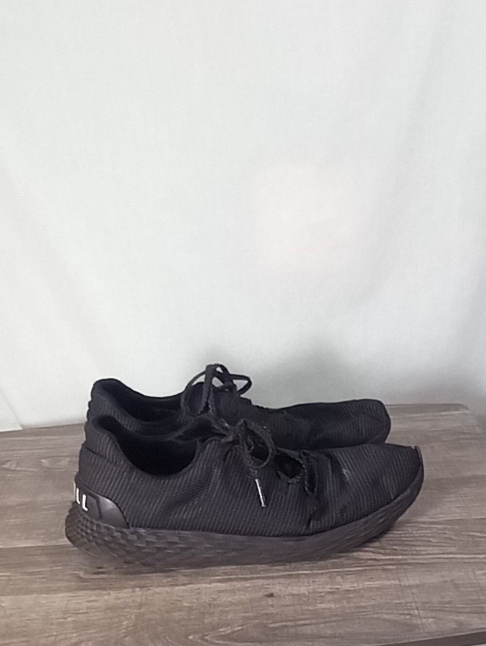 NoBull Men's Black Ripstop Runner Athletic Shoes Size 13